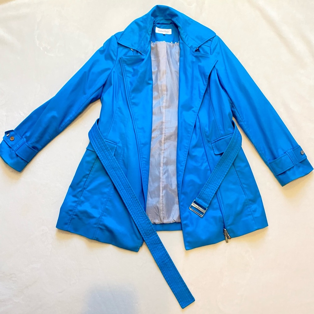 Calvin Klein blue jacket, size medium